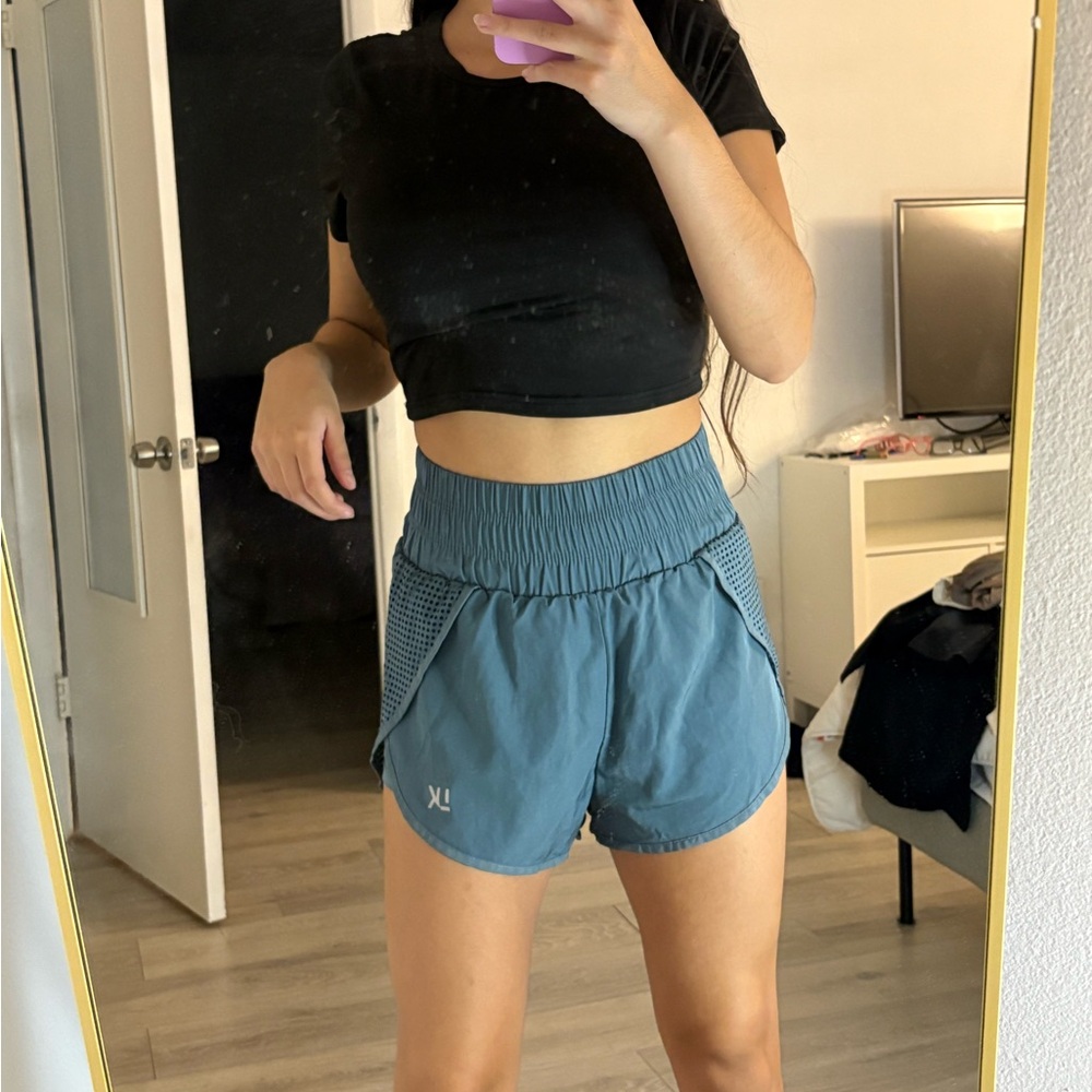 Women's Teal Athletic Shorts